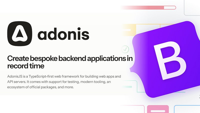Using bootstrap with Adonis.js Framework
